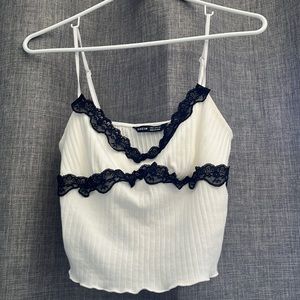 Cropped cami tank top